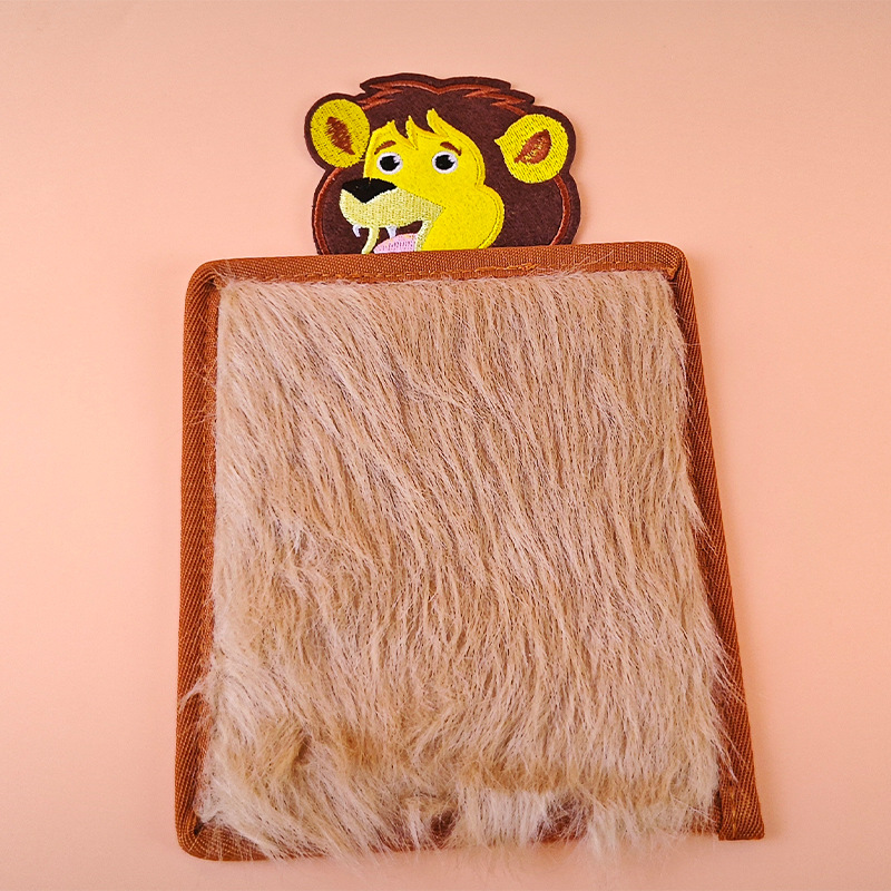 Picture of Cross-Border Children's Sensory Mats, Early Childhood Education Teaching Aids, Animal Fur Texture Tactile Mats, Felt Animal Sensory Mats