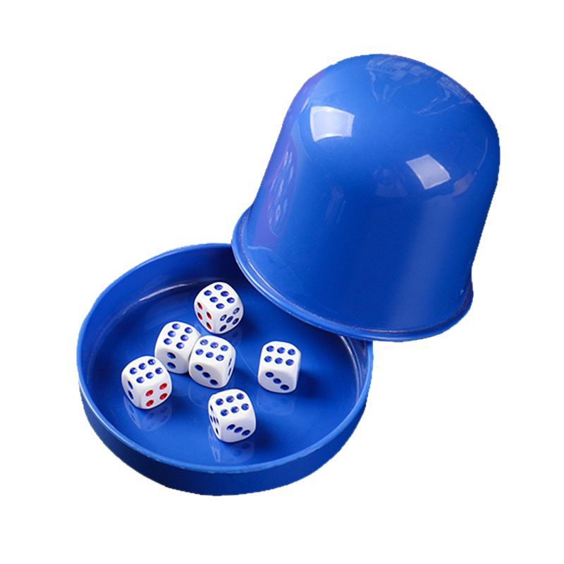 Picture of Dice Dice Cup suit High-end Bar Stopper Cup KTV Sieve Color Cup Shake Box with Base Sieve Cup Shake Color