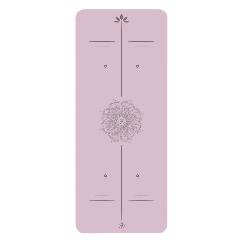 Cross-border factory wholesale PU rubber non-slip yoga mat position line tyrant mat yogamat non-slip fitness mat