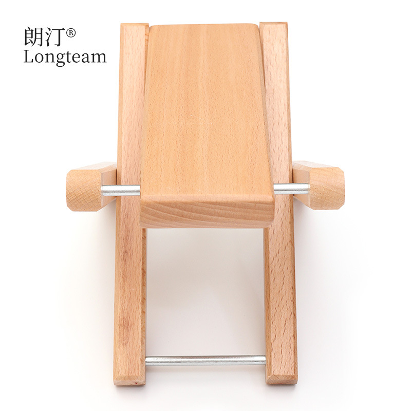 Picture of Guitar Foot Pedal Solid Wood Footstool Playing Pad Foot Rack Erhu Folding Pedal Classical Electric Guitar Step Rack