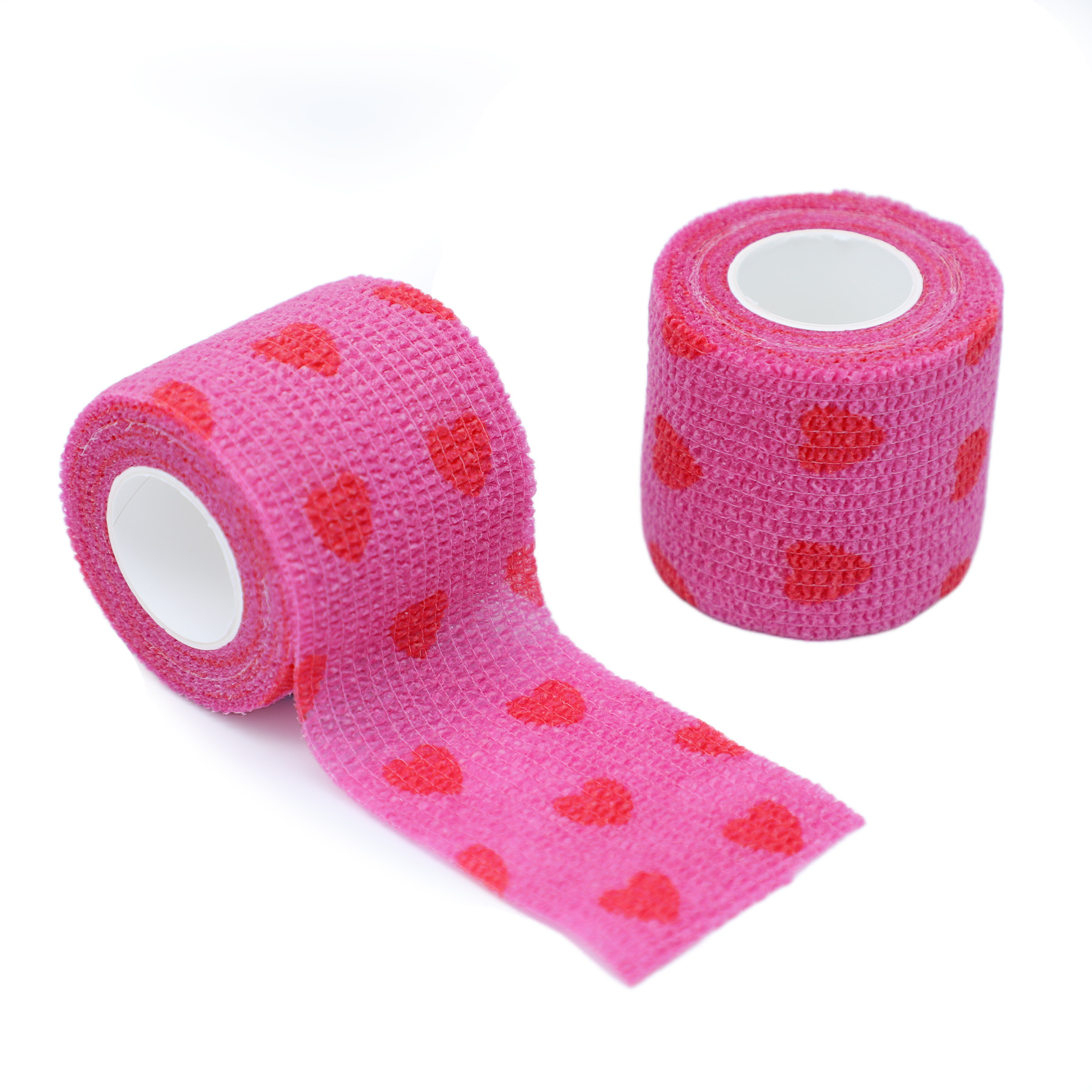 Picture of Factory wholesale non-woven self-adhesive elastic elastic bandage sports protection ankle pet print finger bandage