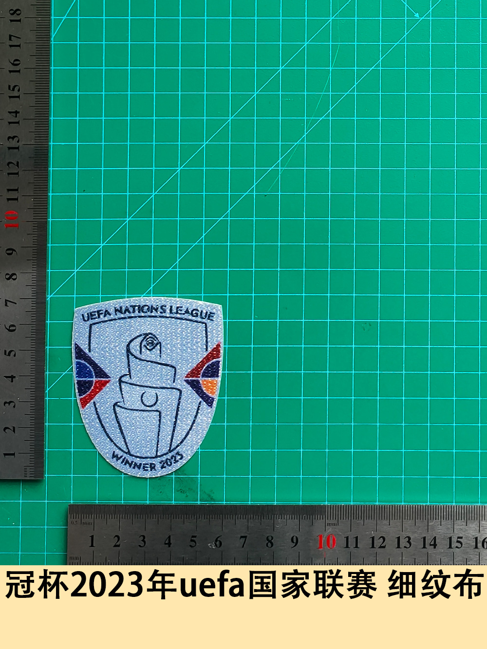 European Union 2023 Uefa (7cm) Fine Grain Cloth Jersey Number Letter Armband Number Heat Transfer