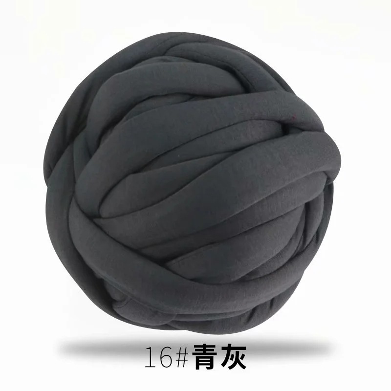 Picture of Heart-filled cotton coarse cotton fabric thread hand-woven blanket bag cat nest wool core-spun yarn thread machine-washed OHHIO new style
