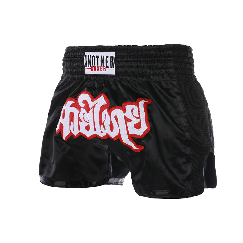 Picture of New Mesh Muay Thai Shorts Strong and Durable Simple and Beautiful Boxing Fighting Training Shorts Children Adult