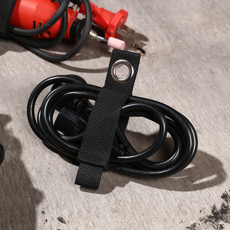 Picture of [Multi-purpose] tool wire harness water pipe equipment sorting storage strap fixed wall-mounted heavy storage strap