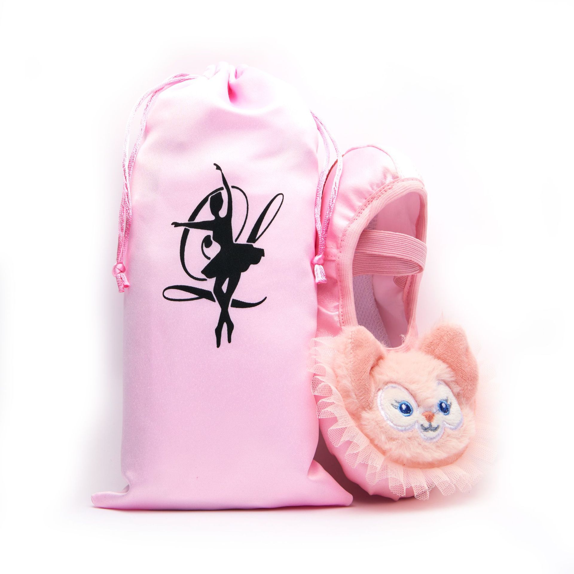 Picture of Cross-Border Export Dance Shoe Storage Bag Ballet Shoes Soft-Soled Shoes Satin Practice Shoe Bag Logo Shoe Bag