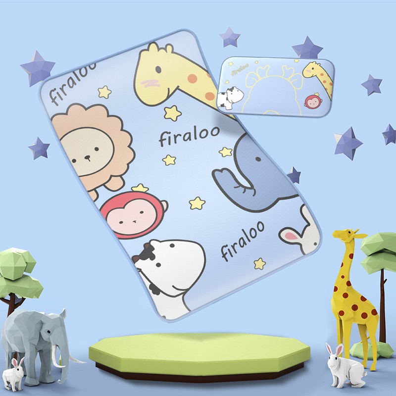 Baby mat breathable sweat summer ice silk washing children's kindergarten mat newborn baby crib