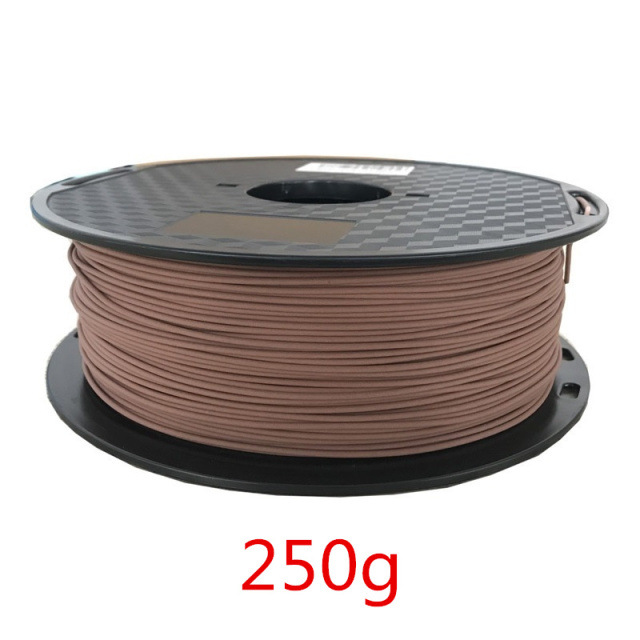Picture of Sandalwood Redwood Walnut 3D Printer Consumables PLA Light Wood 1KG Consumables Ebony 1.75mm Deep Wood Color