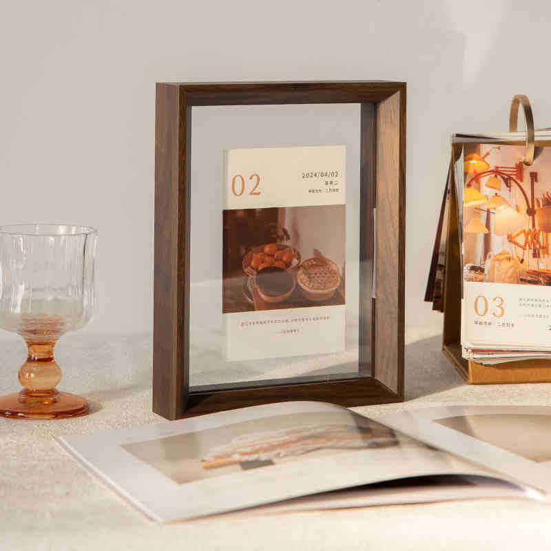 Picture of Polaroid Photo Frame Small Card Display Frame Postcard Photo DIY Table Concert Ticket Collection Frame Storage
