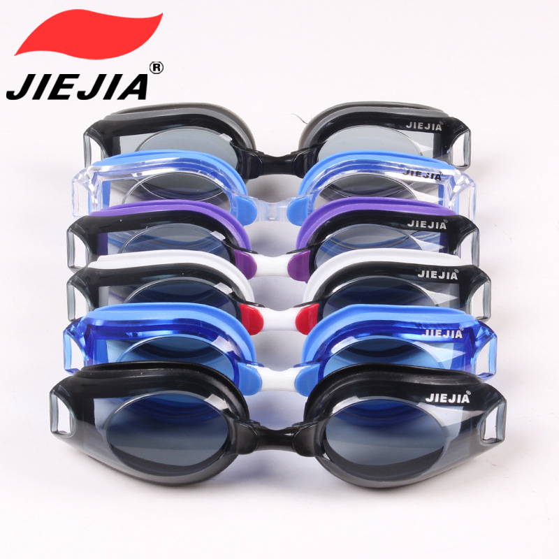 Picture of Jiejia swimming goggles wholesale adult flat light myopia swimming glasses AH100 classic waterproof anti-fog swimming goggles
