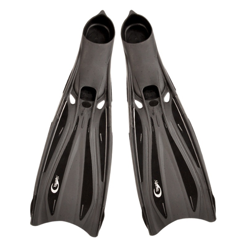 Yonsub Professional Adult Free Scuba Snorkeling Flippers Unisex Swimming Flippers Deep Diving Equipment Black Flippers