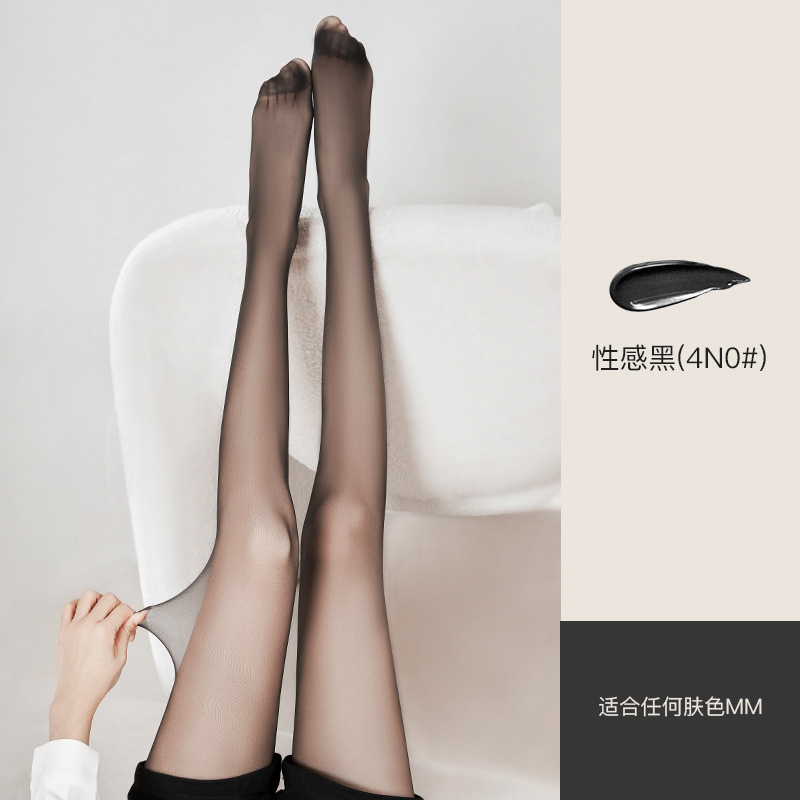Picture of Bones Black Silk Stockings Black Pantyhose Spring and Autumn Thin No-drop Sexy Ultra-thin Silk Stockings Women's Anti-hook Durable