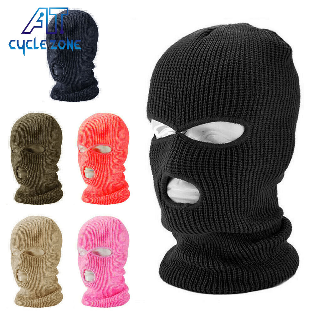 Autumn and Winter Warm Headgear Wool Hat Masked Windproof Cold-proof Motorcycle Mask Full Face Outdoor Riding Hood