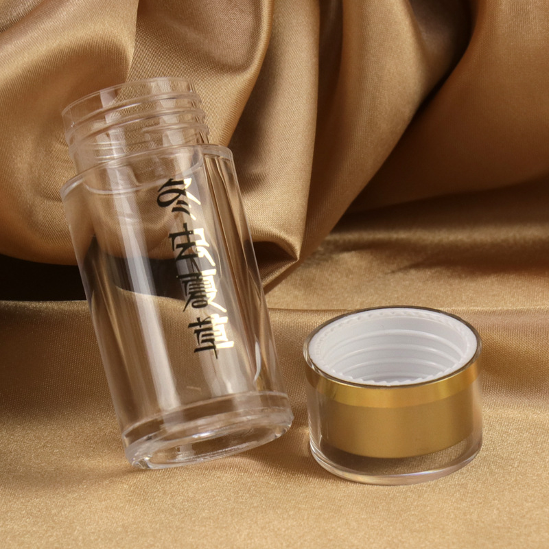 Picture of Cordyceps sinensis empty bottle high-grade acrylic capsule vial 1 3 10 sub-bottled sealed factory wholesale
