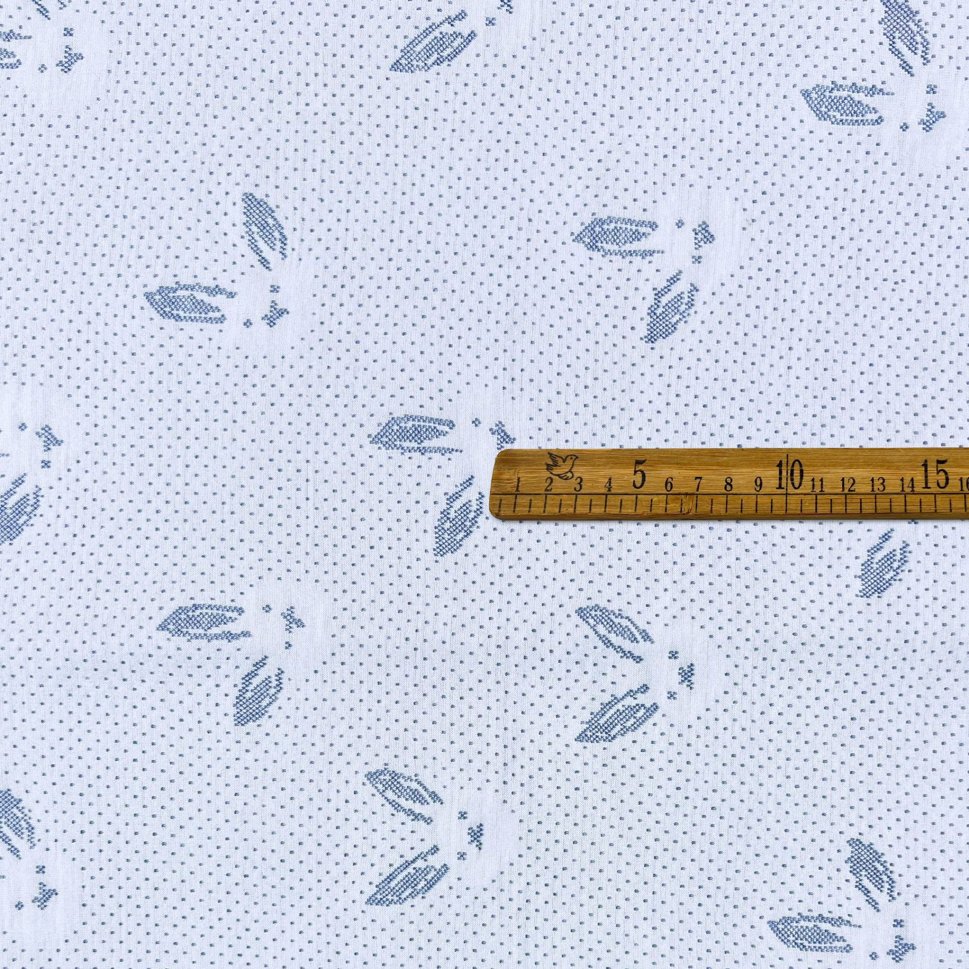 Picture of 40S color cotton jacquard air layer color cotton quilted knitted fabric spring and autumn sleeping bag underwear baby quilt fabric