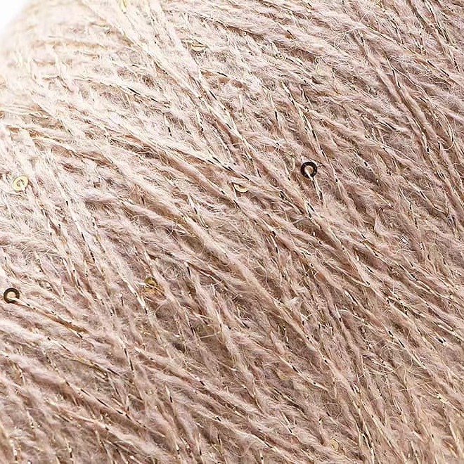 Sequin Series 14-Count Sequin Imitation Cow Velvet Sequin Yarn 59% Polyester 12% Acrylic 27% Onion 2% Spandex