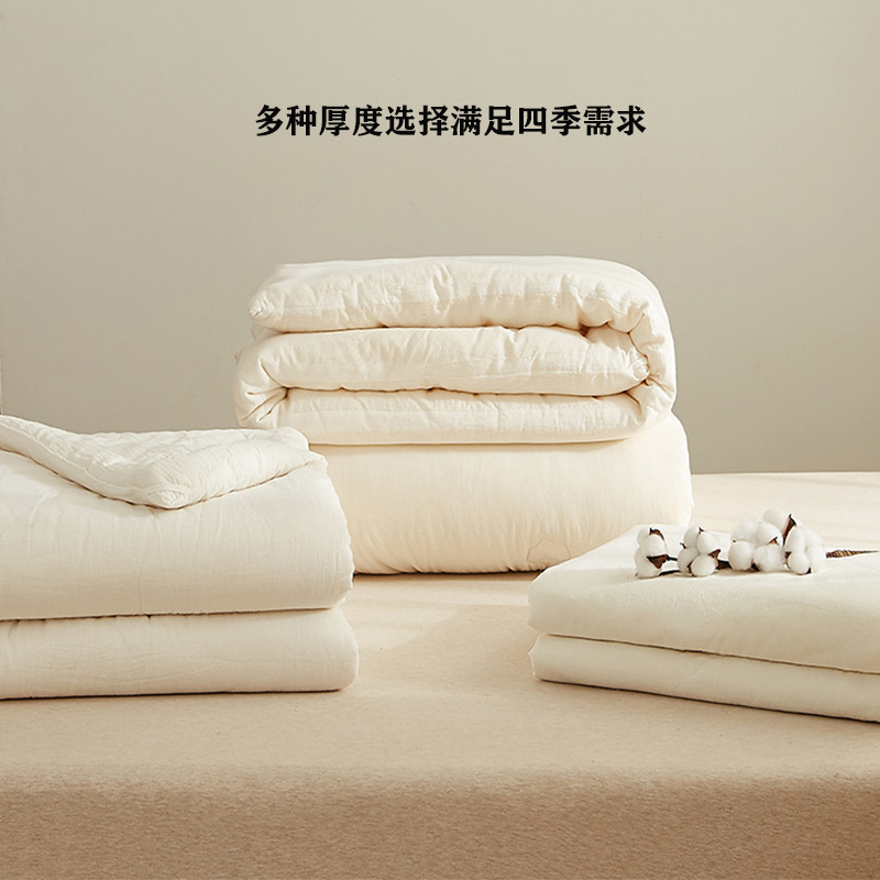Picture of Class A cotton Xinjiang 100 quilt spring and autumn quilt core single double dormitory thickened warm winter quilt bedding quilt