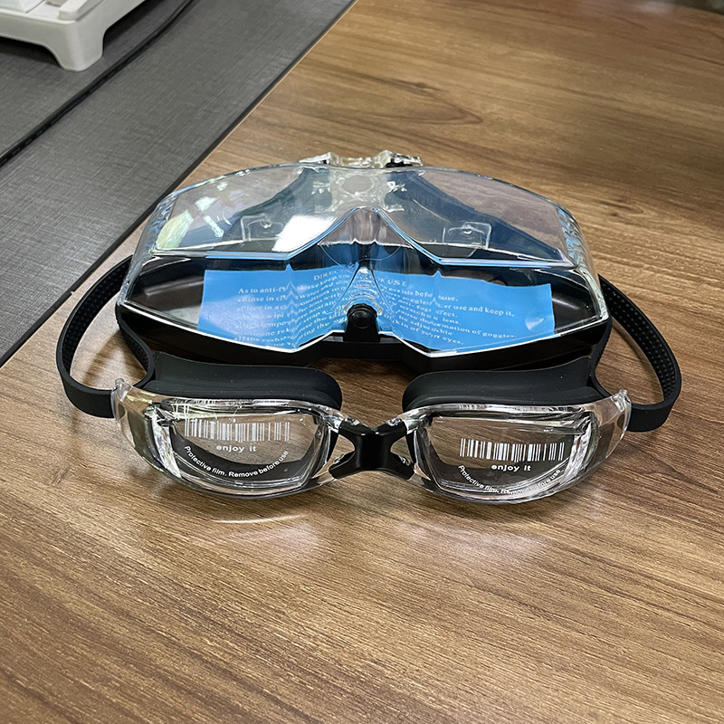 Picture of Professional diving swimming goggles adult men and women HD large frame waterproof anti-fog eye glasses swimming equipment wholesale
