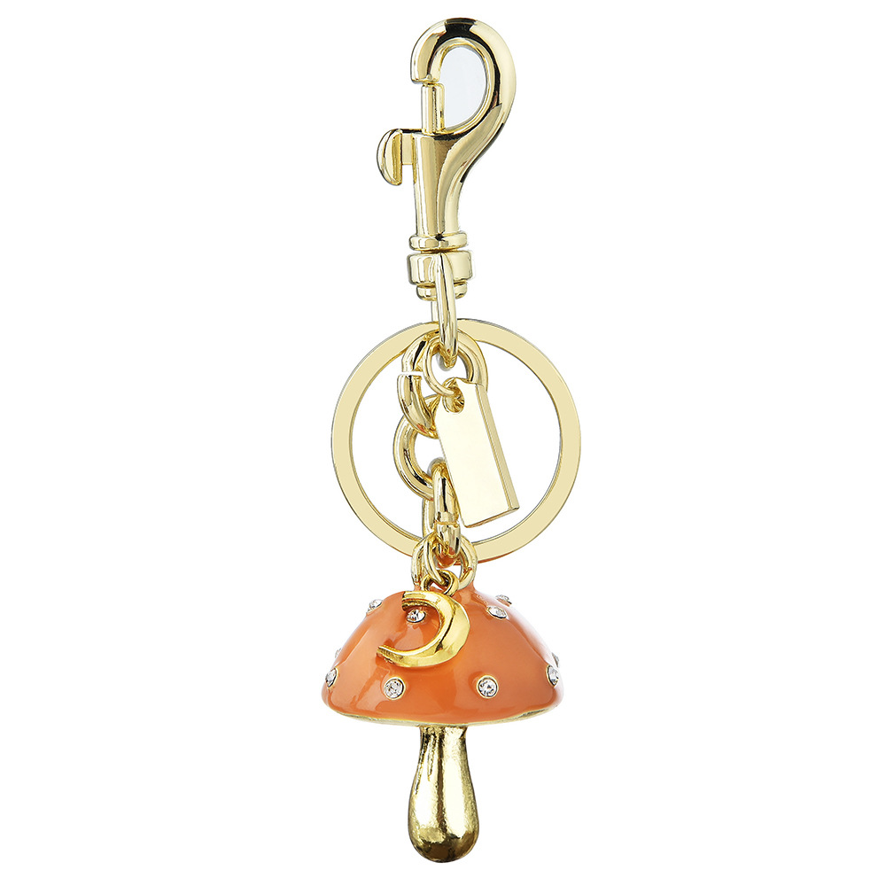 Amazon's New Mushroom Keychain Summer Personalized Five-Pointed Star Mushroom Shape Bag Keychain Pendant Accessories