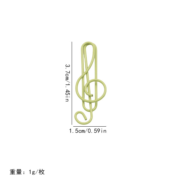 Picture of Amazon's Best-Selling Colorful Musical Note Paper Clips, Cartoon Bookmarks for Students, Creative Office Paper Clips