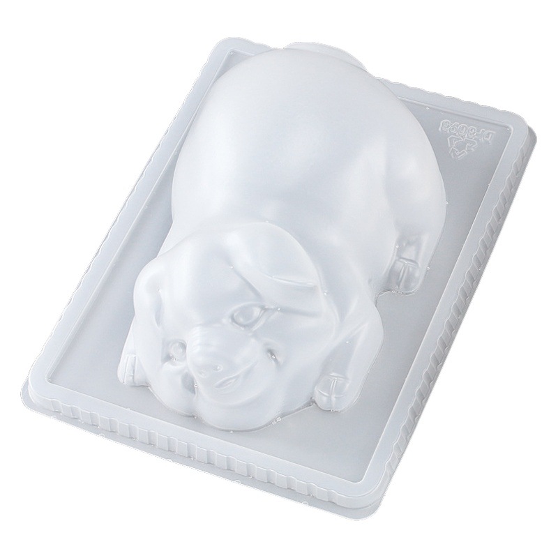 In stock fortune golden pig rice cake eight treasure rice PP plastic mold baking transparent packaging gift box holiday pastry box
