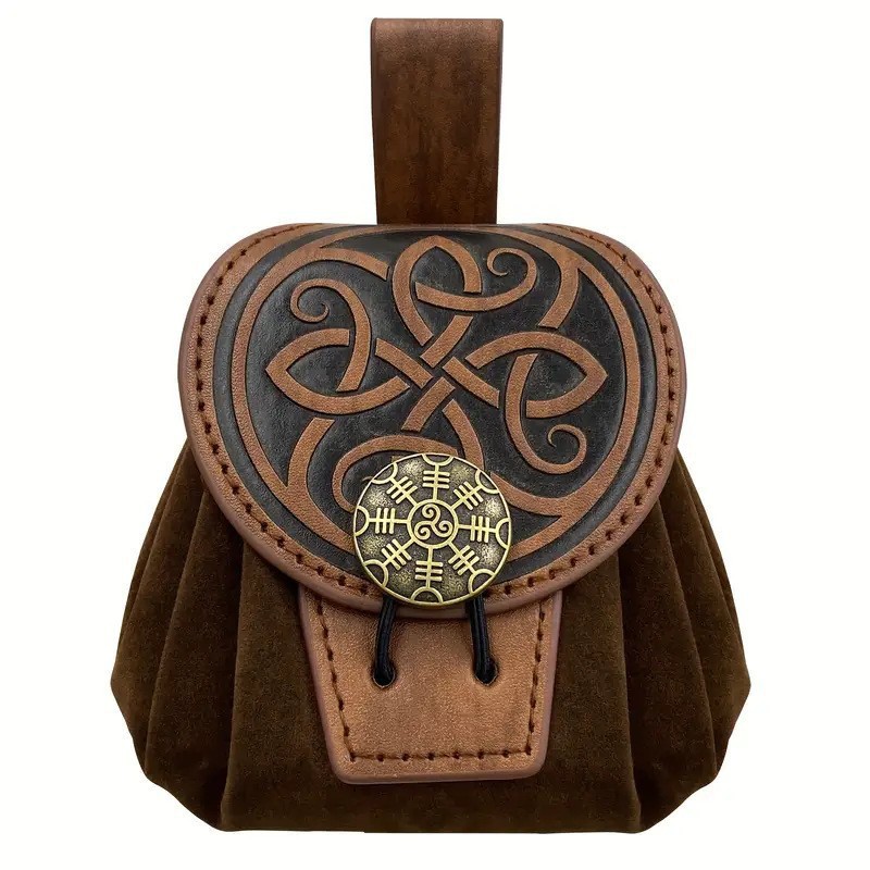 Medieval Disc Bag Scandinavian Viking Style Retro Cosplay Props Amazon Temu Cross-Border Hot Style