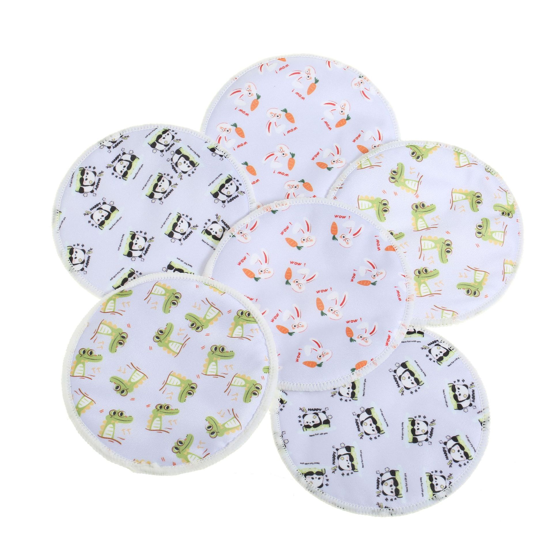 Picture of Cross-border Hot Sale Anti-overflow Milk Mat Washable Bamboo Fiber Breathable Breast-feeding Mat Leak-proof Breastfeeding Mat