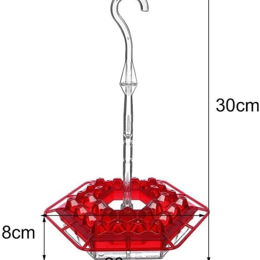 Picture of hummingbird feeder for outdoor, plastic hummingbird feeder-anti-ants and bees
