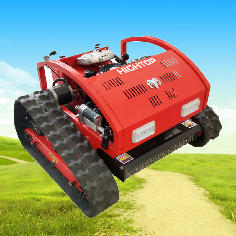 Lawn Mower for Landscaping, Exported Loncin Engine Remote Control Weeder, Grass Cutting Machine for Land Reclamation