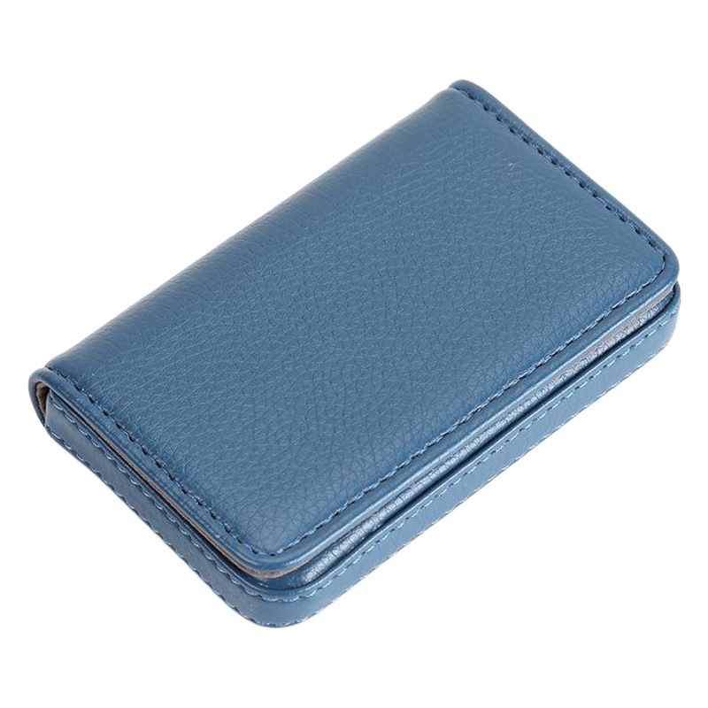 Manufacturer Card Wholesale Leather Business Card Box Clamshell Magnetic Buckle Storage Box Portable Fashion Personality for Men and Women