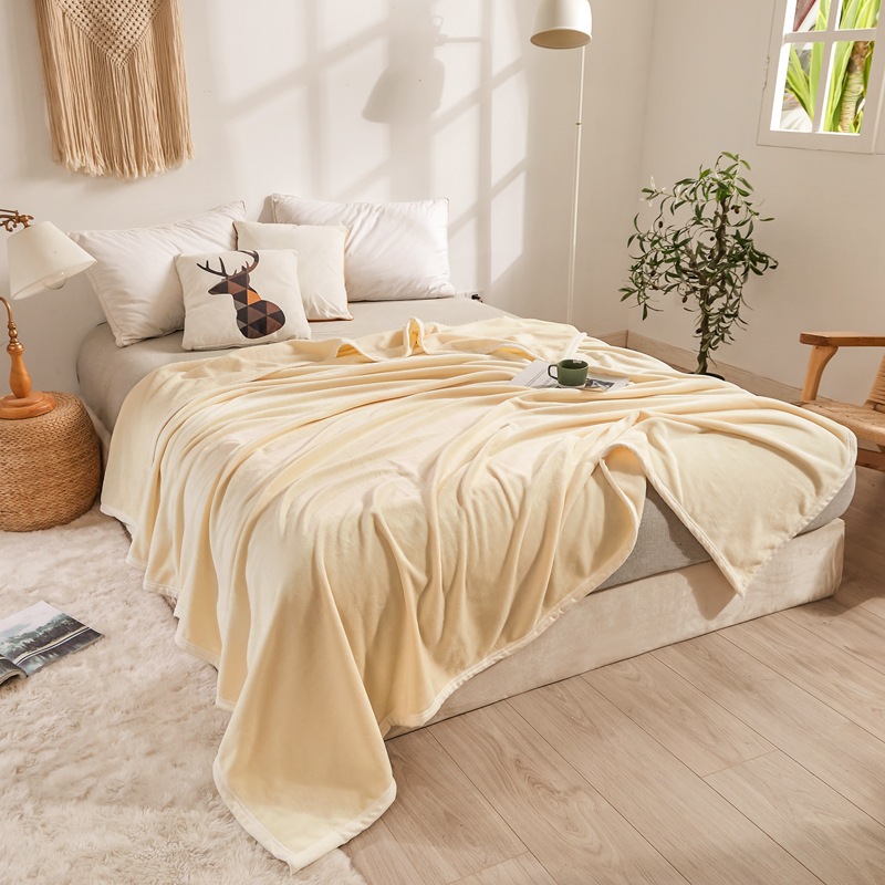 Picture of Jieliya cloud mink blanket nap blanket flannel bed sheet blanket