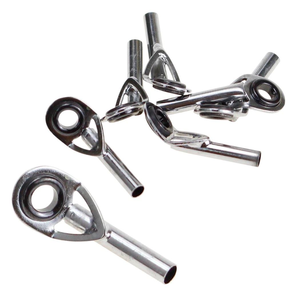 Luya accessories rock fishing guide eye combination suit through wire ring guide ring accessories stainless steel ceramic guide eye suit cross-border