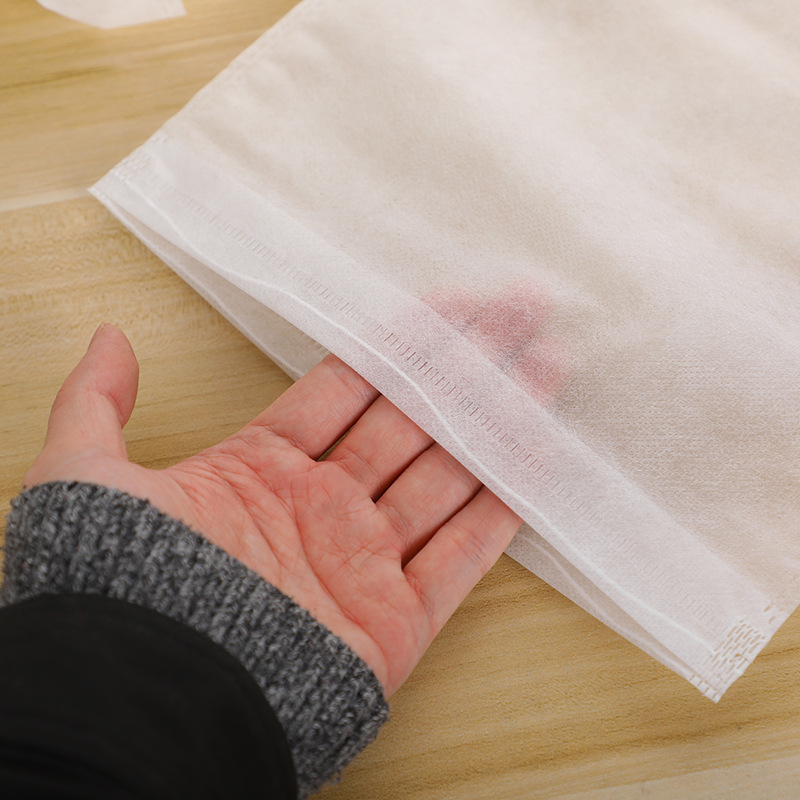 Picture of In stock Sun shoes anti-yellow bag non-woven dust bag non-woven shoe cover bag storage bag white shoes non-woven shoe bag