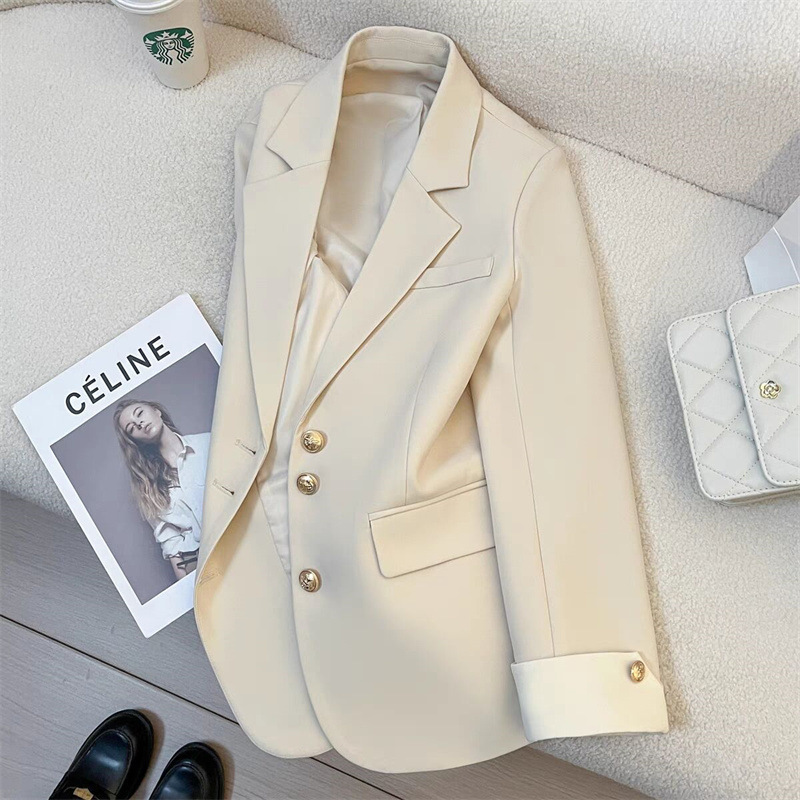 Picture of White Suit Jacket for Women 2025 Spring New Style Casual Elegant Lady High-End Street Style Popular Suit This Year