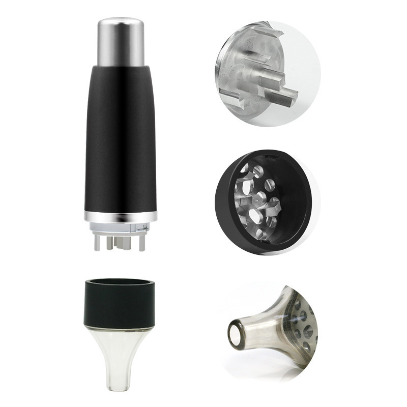 Picture of New manual pressing aluminum alloy cigarette grinder removable cleaning one-hand tobacco grinder manufacturers spot