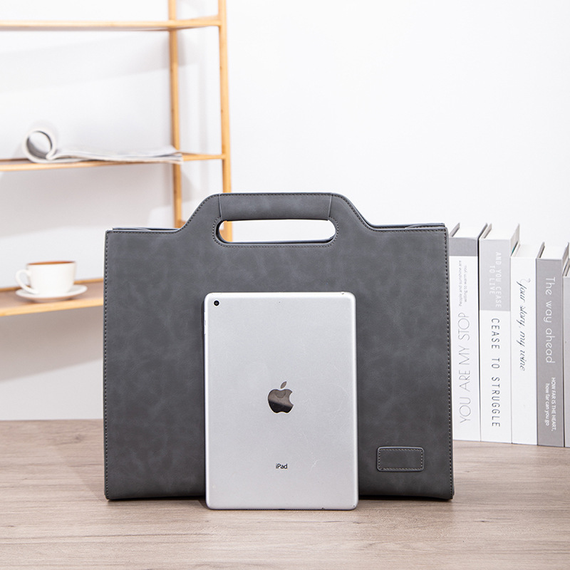 Picture of High-Definition Version of the New Large-Sized Men's Handbag Large-Capacity Business Briefcase Commuter Office Document Bag
