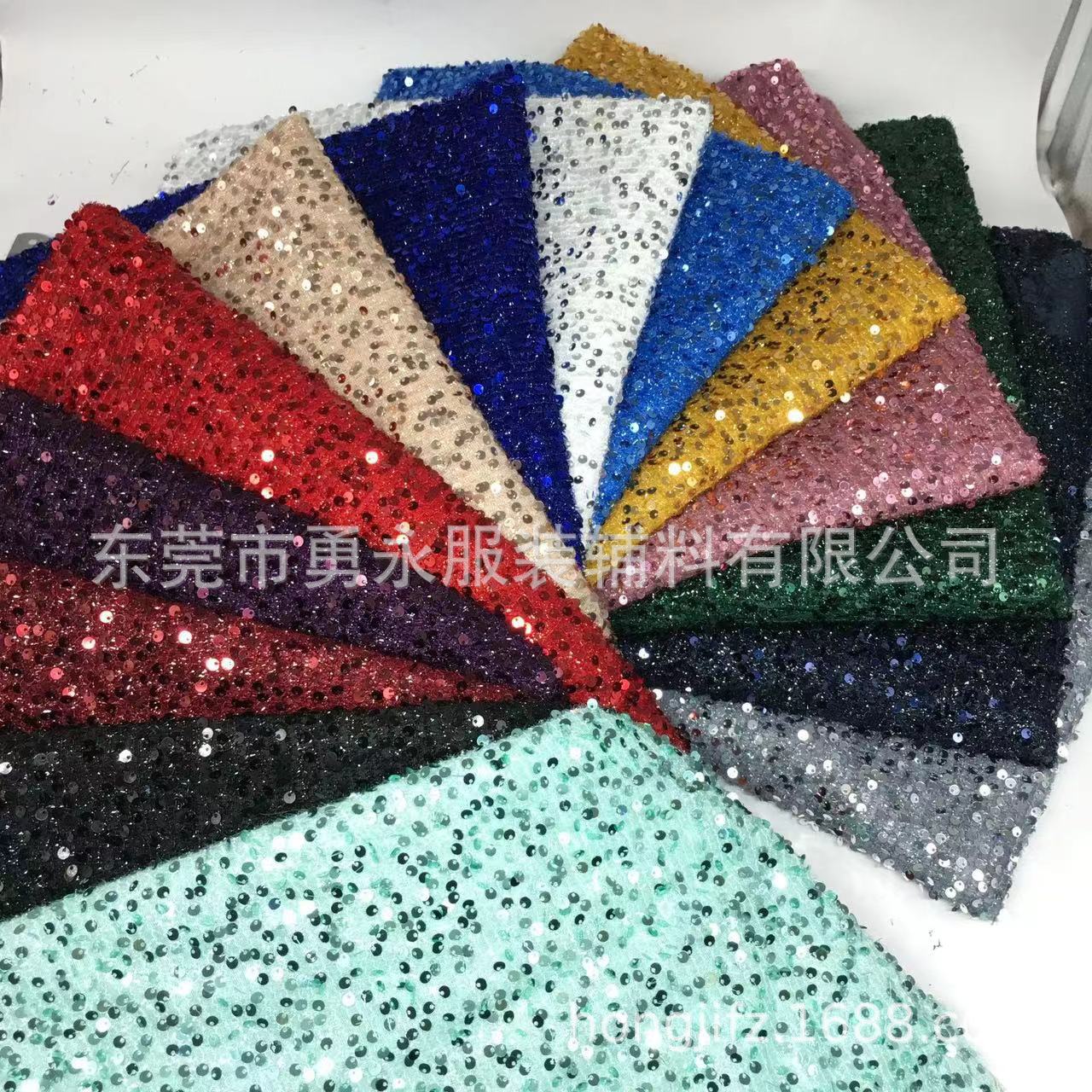 5mm Sequin Embroidered Fabric Jisha Children's Clothing Stage Clothing Toy Dress Bag Dress Bag Sequin Fabric