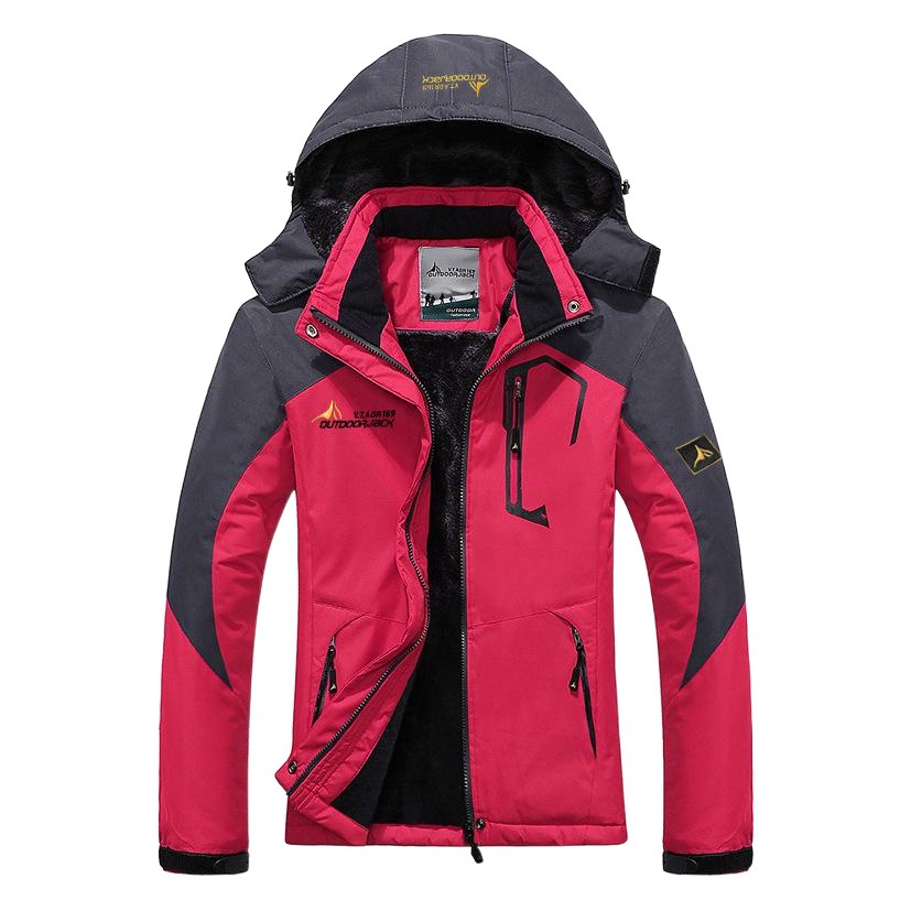 2025 Manufacturer Wholesale Outdoor Jacket Couple Mountaineering Jacket Plus Velvet Warm Windproof Cotton Jacket Customized Large Size Hot Selling