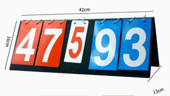 Picture of Competition Scoreboard Three-Digit Football Multi-Functional Basketball Scoreboard Table Tennis Scorer Four-Digit Scoreboard