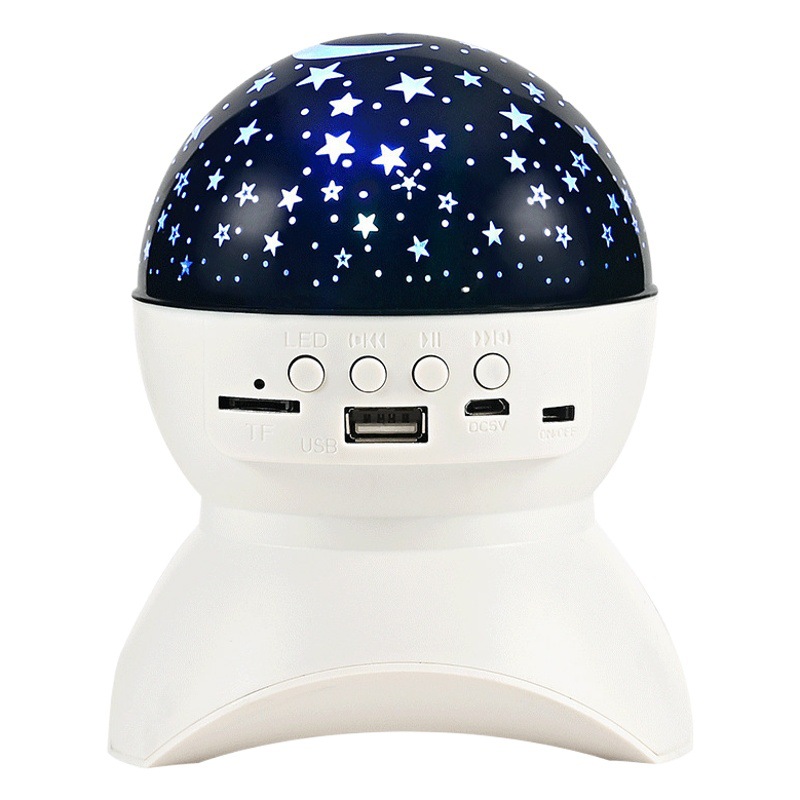 Bluetooth Speaker Projector Starry Sky Night Light Rechargeable Music Projector Lamp Atmosphere Stage Light Starry Sky Projector Lamp