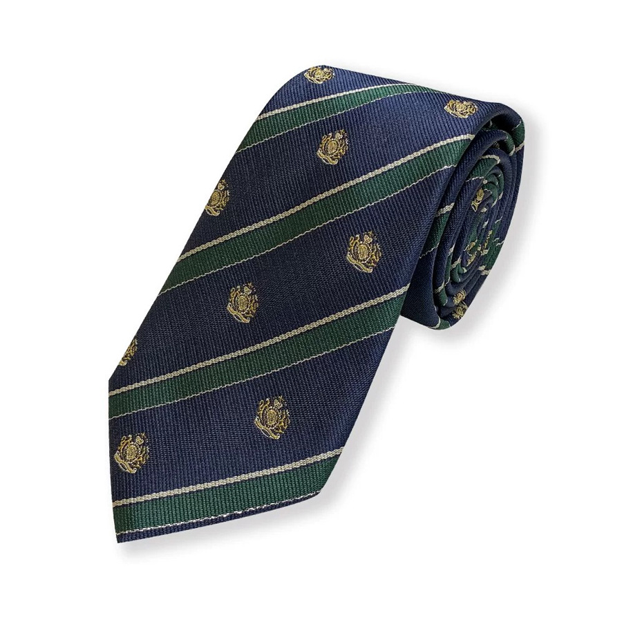 Picture of striped hand tie tie jk unisex japanese college style student shirt uniform dk casual necktie