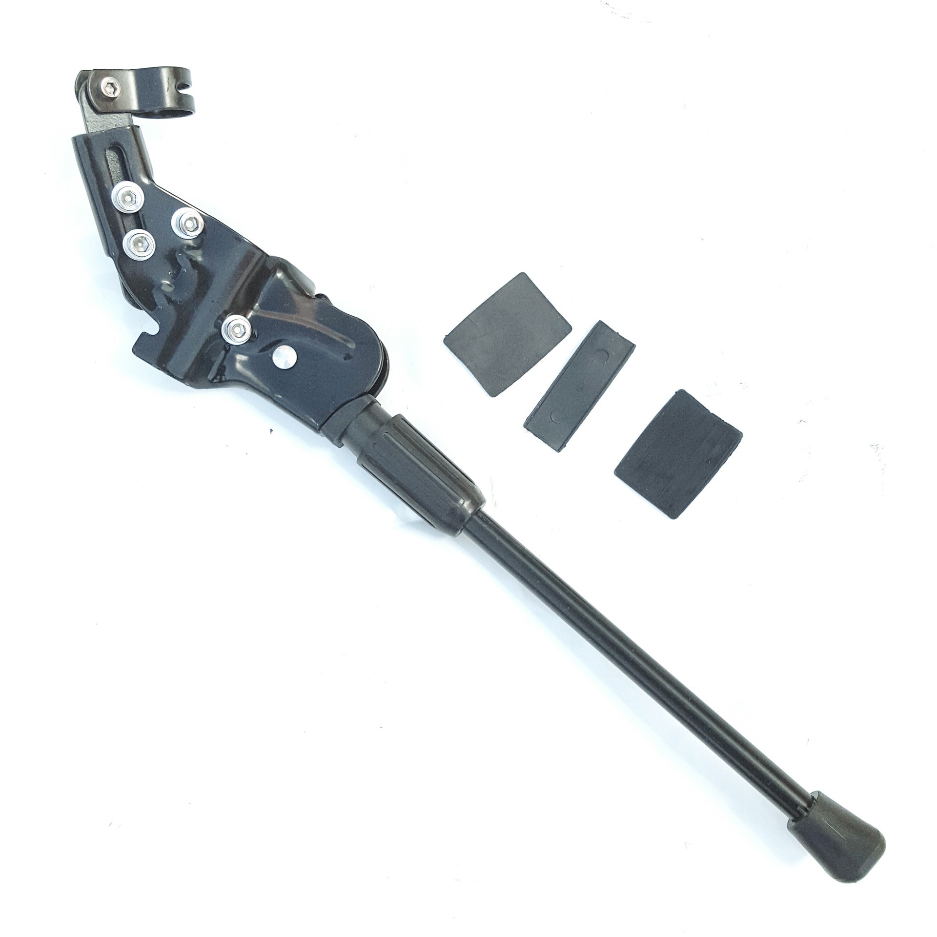 Huansen bicycle single steel side support rear bracket parking rack mountain bike ladder foot support 002B accessories
