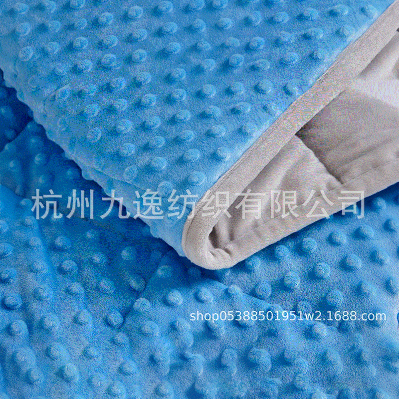 Children's gravity quilt manufacturer's settable gravity blanket quilt cover soft and comfortable foam printing gravity quilt cover