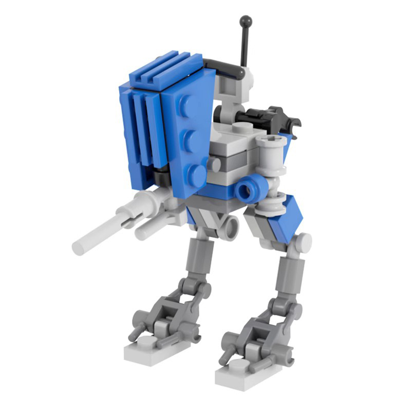 Compatible with Lego Moc Puzzle Assembled Planet Series Cloning War At-Rt Walking Mecha Building Block Toy Set