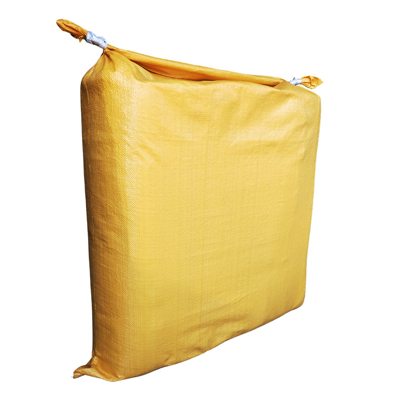 Picture of Thick bright yellow woven bag PP large size clothing packing bag logistics express moving large hemp bag snakeskin bag Guangzhou