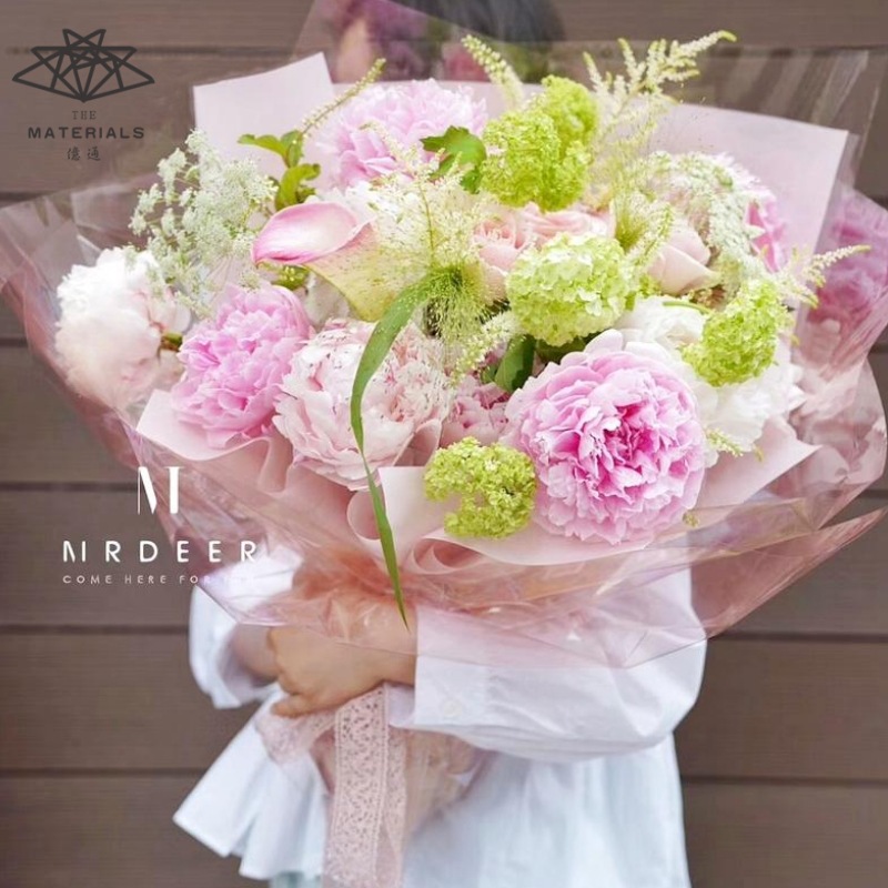 Yitong jelly film colorful high transparent color OPP transparent film cellophane Crystal colorful translucent bouquet paper