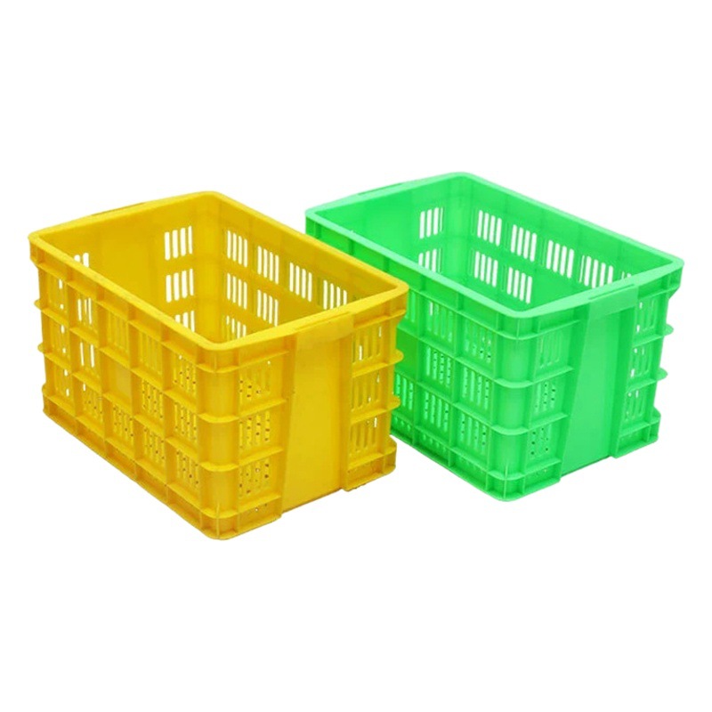 Extra thick 560 plastic turnover basket plastic basket 560*420*300 vegetable and fruit box storage tomato transfer basket