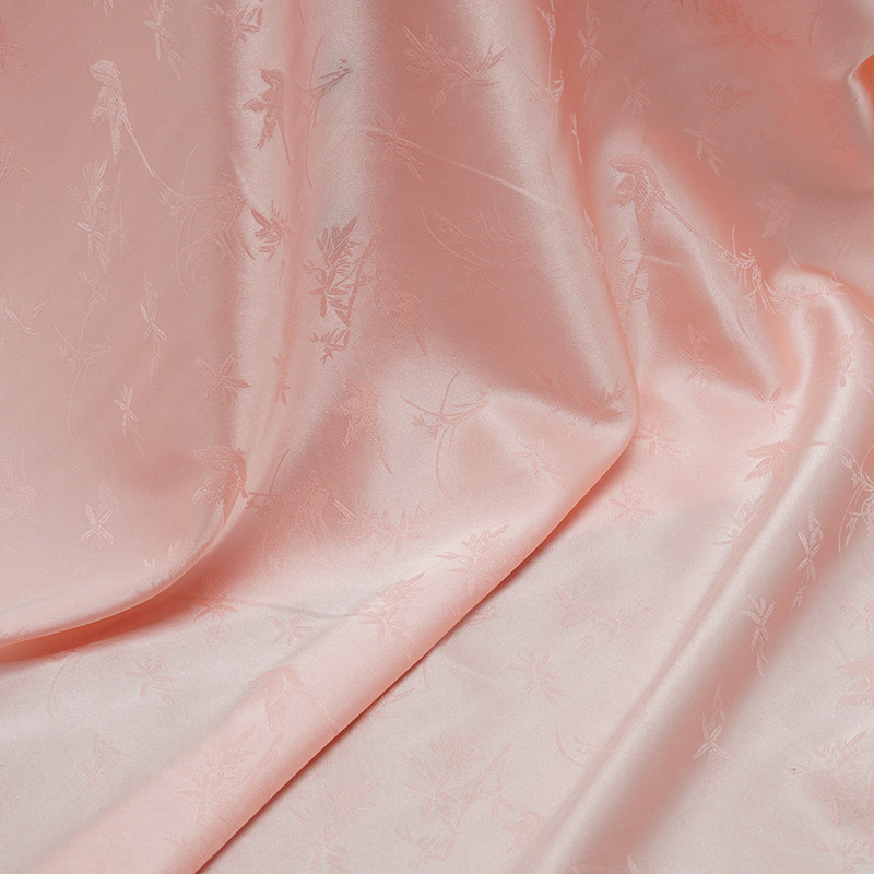 Guofeng Magpie Satin Satin Jacquard Fabric Vintage Tang Suit Han Suit Cloth Bag dress Shirt Slip Skirt Cloth