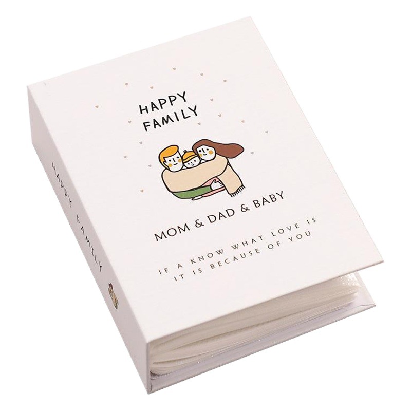 Deyuan 6-inch Plastic 100 Photo Album 4D Large 6-inch Photo Album Insert Sticky Back Photo Album