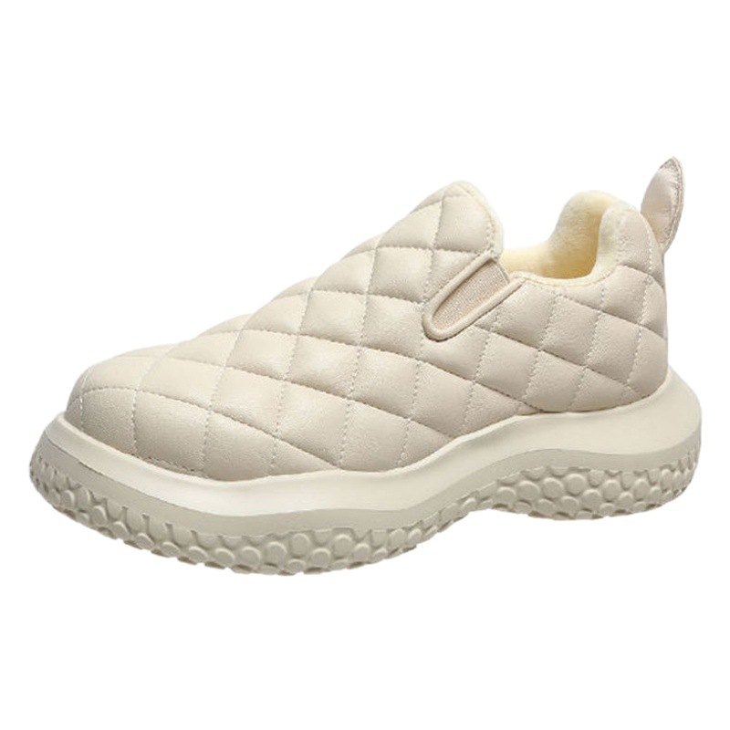 Snow boots for women fleece-lined thickened 2023 autumn and winter New northeast cotton shoes waterproof non-slip warm slip-on bread shoes